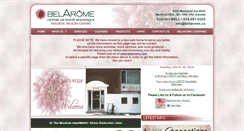 Desktop Screenshot of belarome.ca